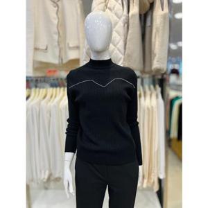 조이너스 세이브존01 라운드넥 배색 패턴 니트 JADW0WSL530