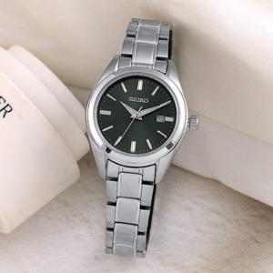 세이코 SUR533P1 사파이어 딥 카키 아날로그 클래식 정장 여자 메탈 시계 d