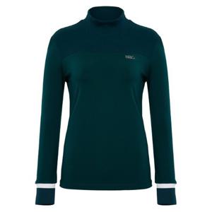 [와이드앵글]여성 TO 컬러 블럭 모크넥 티셔츠 WWW25212G9