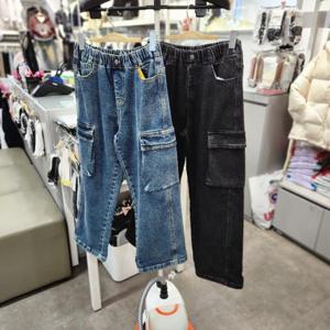 유솔 sh06 기모 카고 와이드 데님 ULTJ25TZ4