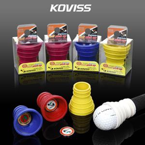 코비스 골프용품 그립탈부착형 볼픽업 볼마커 BH430-7 4개세트/색상랜덤