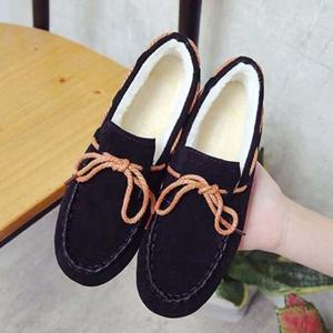 털모카신 털로퍼 여성 단화 2컬러