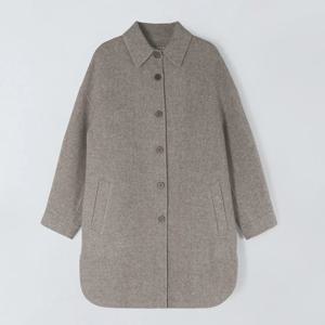 [앤클라인(여성의류)]싱글 울 하프 코트 9H4HC0250