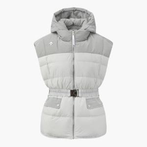 데상트골프베스트 VQA DQ42WFDVO4-LGYG 여성 루즈핏 다운 베스트 / LIGHT GREY