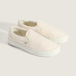 [반스]클래식 슬립온 파일 플리스 화이트 VN000EACCJ7