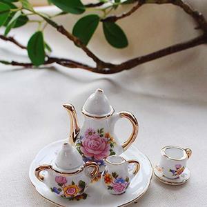 골드라인 포인트 글로리아 미니어처 찻잔세트