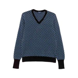 [DRUMOHR] 라프리마 남성 V necks 롱 슬리브 브이넥 스웨터 D2K481RB40 Blue /8