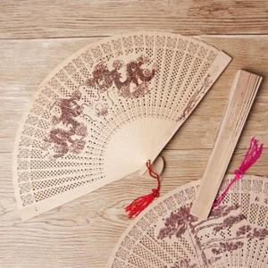 나무향 전통 부채접이식부채 여름부채 나무부채 판촉