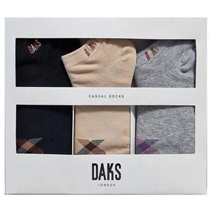 닥스양말 24455 닥스숙녀 스니커즈 다이아체크 3족세트