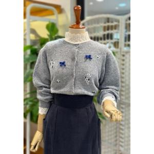 [레코브]자수리본가디건 LC61EZKC622X