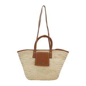 자크뮈스 가죽 트림 위빙 스트로 토트백 BAW00045AC0 1C04811