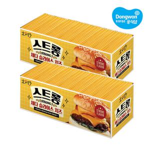 [동원] 소와나무 스트롱 체다 슬라이스치즈 1.8kg x2개