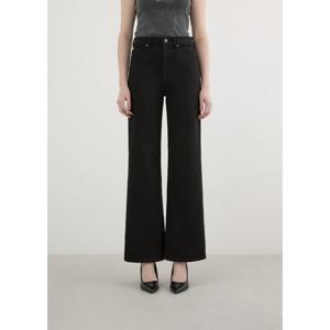 [게스]여성 블랙 와이드 청바지 YQ1D3035