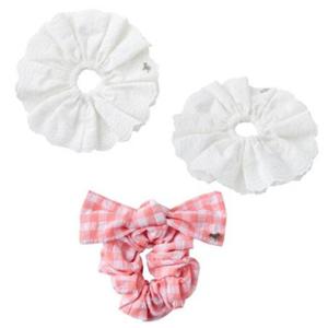 [블루독8-키즈] 택1 크림 아일렛 스크런치 곱창 머리끈 헤어 악세사리 세돌선물 초등 2611987151