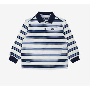 뉴발란스 키즈 스트라이프 카라 긴팔 B1 NK9BG1405U 50