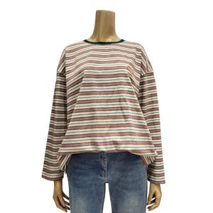 [반에이크]마크 배색 단가라 티셔츠 VB62TSM303Z