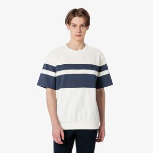 [라코스테공식] 남성 오버핏 밀라노 체스트 스트라이프 티셔츠 TH653E-55G C7Z