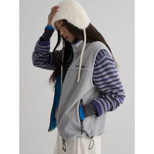 (356139SM52) [에잇세컨즈] 후리스 베스트  라이트 그레이