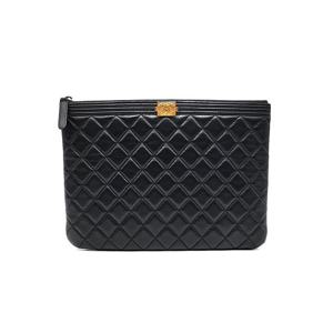 (명품) 샤넬 램스킨 보이 클러치 뉴미듐 L287662