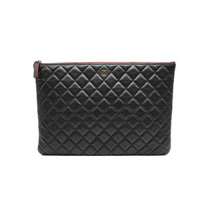 (명품) 샤넬 캐비어 클러치 라지 L761411