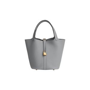 에르메스 피코탄 락 22 백 클레망스   골드 하드웨어 그리 팬틴 H060991CCP0