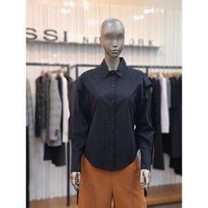 제시뉴욕 세이브존05 어깨포인트 우먼 블랙 셔츠 DD9-SZNSBT172SBK