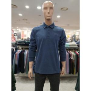 크로커다일 세이브존05 체크 솔리드 JQO티에리 남성 네리비 티셔츠 AATS4401 38