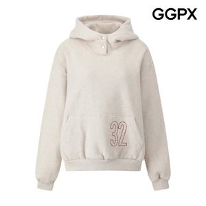 GGPX  양기모 32 스티치 후드 맨투맨 티셔츠 GQ1TS015F