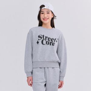 [오션스카이] 여아 레터링 크롭 맨투맨 티셔츠-FAJG5159B0B