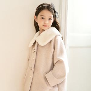 로엠걸즈단정 퍼에리 코트 RGJC261Y2