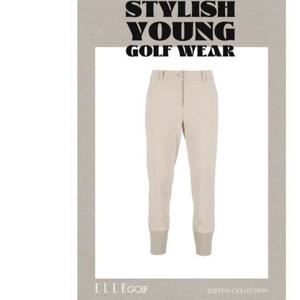 [엘르골프]여성 TR멜란지 조거팬츠 6J61683 다크그레이,라이트베