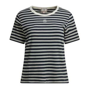 이네스 드 라 프레상쥬 스트라이프 크루넥 반팔 티셔츠 16Y090C
