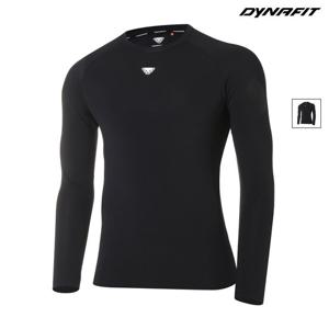 [다이나핏] (택가 149,000원) 블랙 남성 ADVANCE (어드밴스) 긴팔 티셔츠 YMP23246Z1