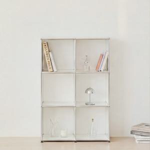 포스트모던 발렌 2X3 미드센츄리 낮은 책장 800 3단 C3