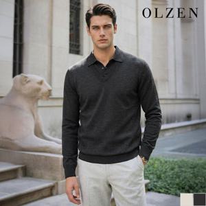 [올젠] 레이어드 카라 니트 (ZOE1ET1308)