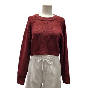 [클리지]크롭 라운드 니트(CP8WKT21F)