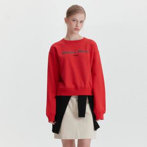 [마리끌레르] 메종 후로피 크롭 맨투맨(MAGAMT02MRD)