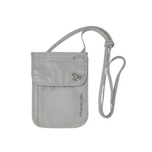 트래블온 RFID 해킹방지 넥 파우치(12998-510) - 그레이