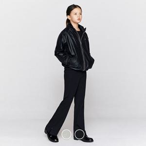 [지오다노주니어] 03416512 여아 립 부츠컷 트레이닝 팬츠