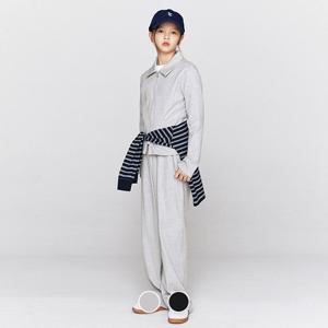 [지오다노주니어] 03416511 여아 립 와이드 트레이닝 팬츠