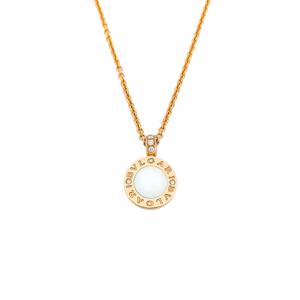 [엘러브] 불가리 BVLGARI 네크리스 핑크골드 다이아몬드 6ET0324