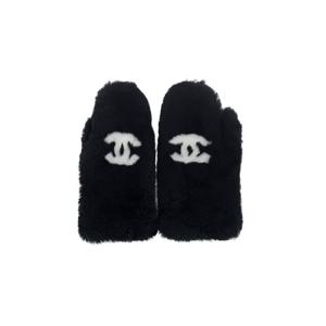 [엘러브] 샤넬 25N 코코네쥬 시어링 머프 장갑 블랙 6ET0310