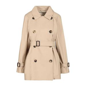 막스마라 더큐브 더블브레스트 벨티드 숏 트렌치 코트 26190211