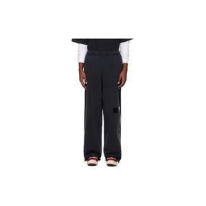 25 FW 베트멍 남성 블랙 테이프 스웨트팬츠 261669M190007