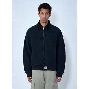 칼하트윕 코튼 캔버스 리브 트림 봄버 재킷 I036240 00EB7 03