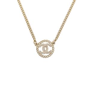 [엘러브] 새상품 샤넬 25B CC로고 체인 네크리스 샴페인골드 6ET0313