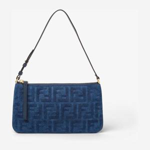 펜디 바게트 엠보스드 로고 미니 파우치 8M0536 AW5HF1UJW