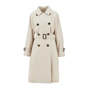 막스마라 더큐브 더블브레스트 벨티드 트렌치 코트 26190210246