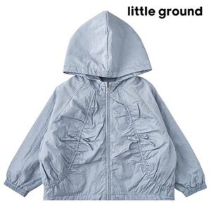 [리틀그라운드8] 테일스쿱(76114-110-01)셔링약패딩점퍼 아동여아 바람막이 자켓 간절기 데일리 선물 봄