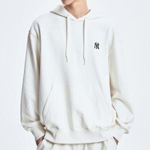 MLB후드티 JQT 3AHDB0151-50CRS 베이직 스몰로고 오버핏 후드티 뉴욕양키스